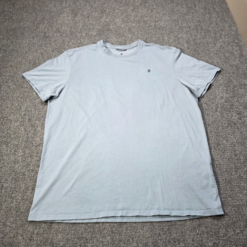 Royal Robbins Base Camp Men's XL‎ Light Blue Cotton Standard Fit T Shirt